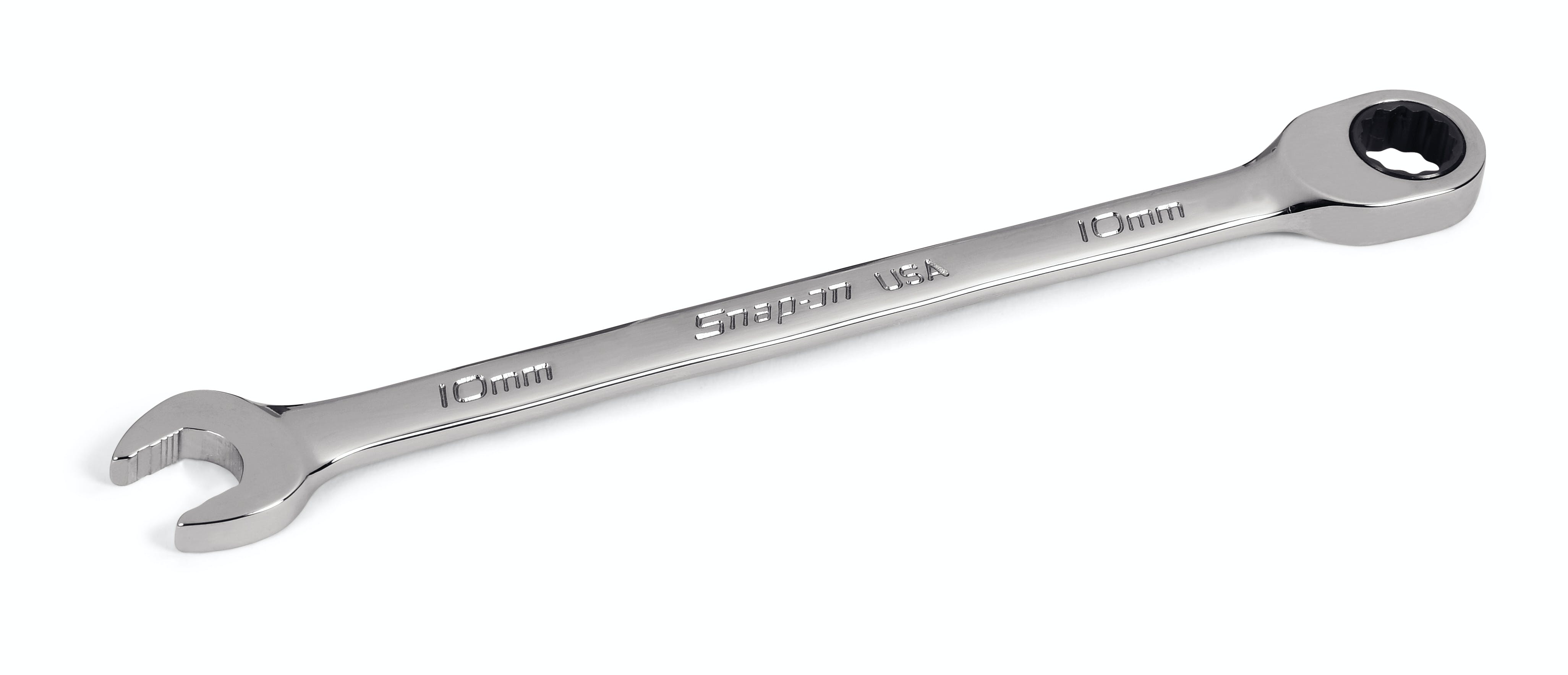 10 mm 12-Point Metric Flank Drive® Plus 0° Offset Non-Reversing  Ratcheting Combination Wrench | SOXRM10A 10 mm 12-Point Metric Flank Drive® Plus 0° Offset Non-Reversing  Ratcheting Combination Wrench | SOXRM10A